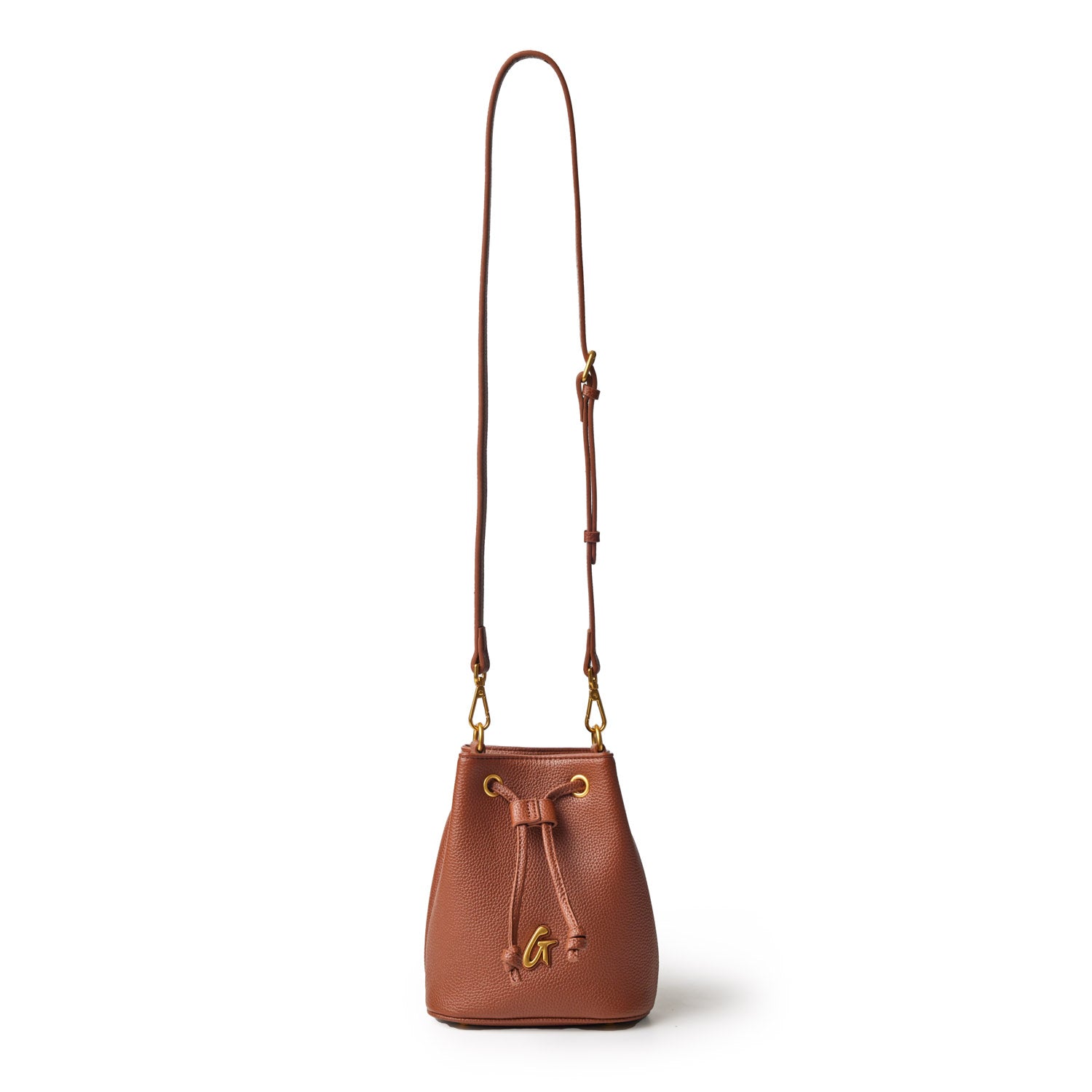 Mini Pebble Bucket Bag - Stylish Brown Leather Crossbody Purse for Women | Perfect for Daily Use, Travel & Shopping