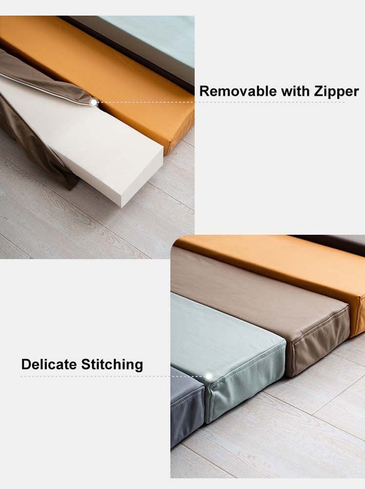 YURRO PU Leather Bed Headboard Gap Filler Pad - Soft Mattress Extender & Bedside Protector for Twin to King Size Beds - Perfect for Preventing Lost Items & Enhancing Comfort in Bedrooms, Guest Rooms, and Dorms