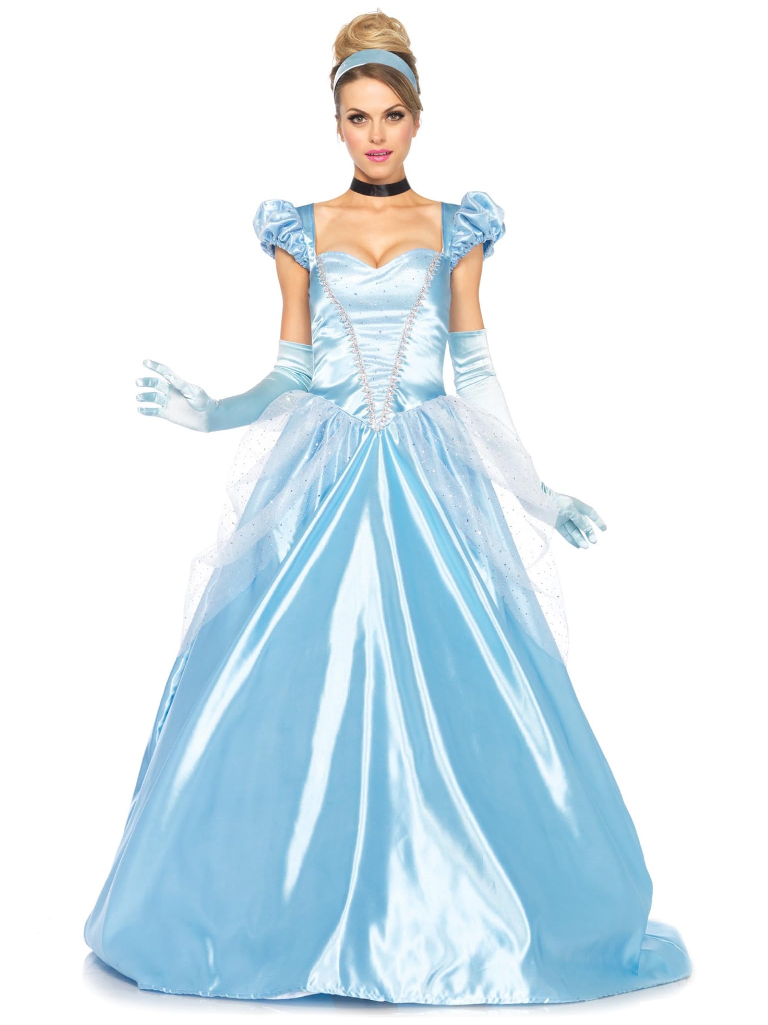 Leg Avenue Women's Classic Cinderella Costume - Elegant Disney Princess Dress for Halloween, Cosplay & Theme Parties