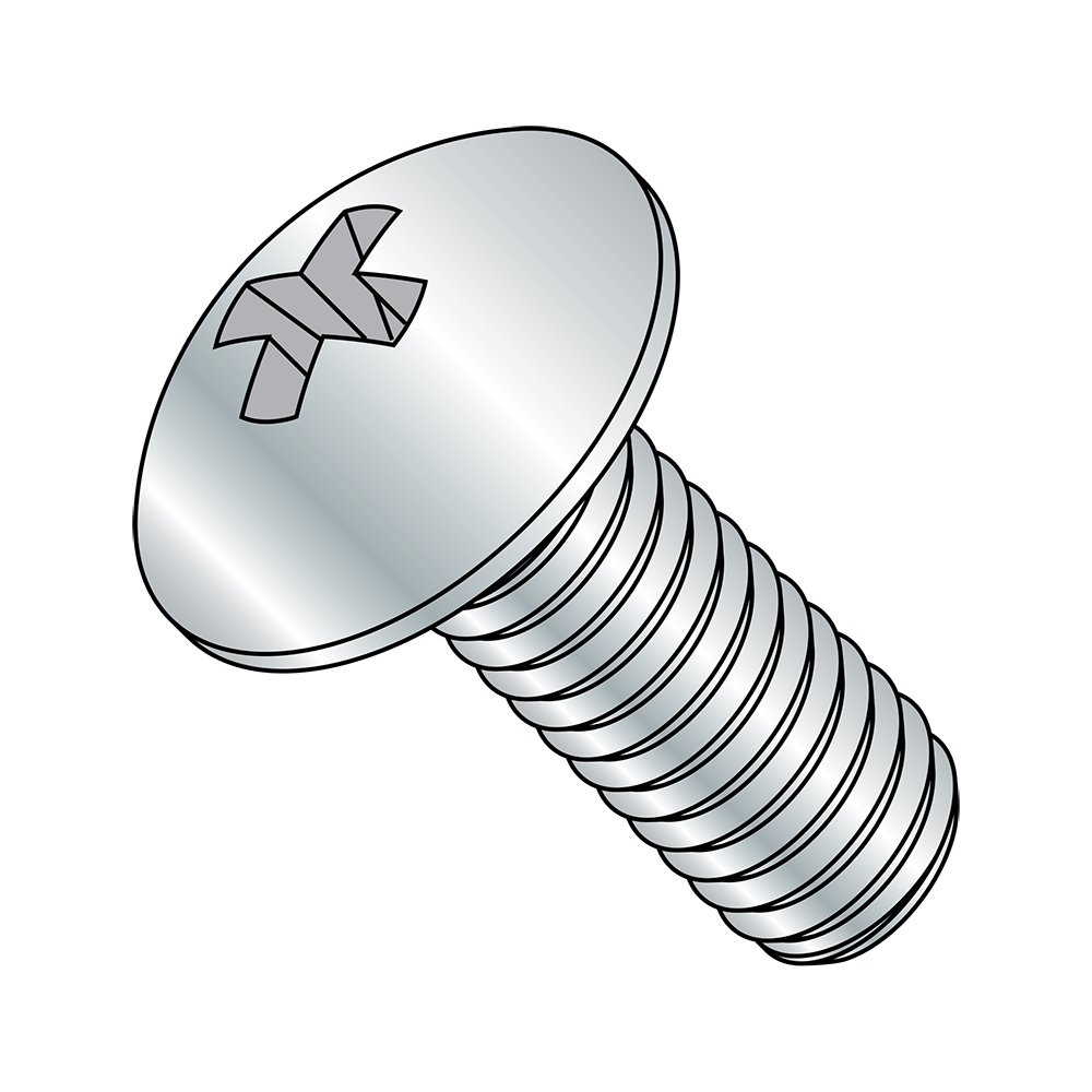 #10-24 Steel Truss Head Machine Screw - 3/8