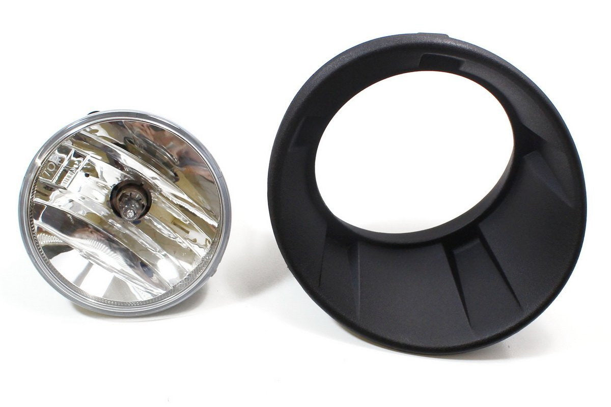 Complete Clear Lens Fog Light Kit with White LED Bulbs & Bezels for 2010-2013 Chevy Camaro LS/LT - Upgrade Your Night Driving Visibility & Style