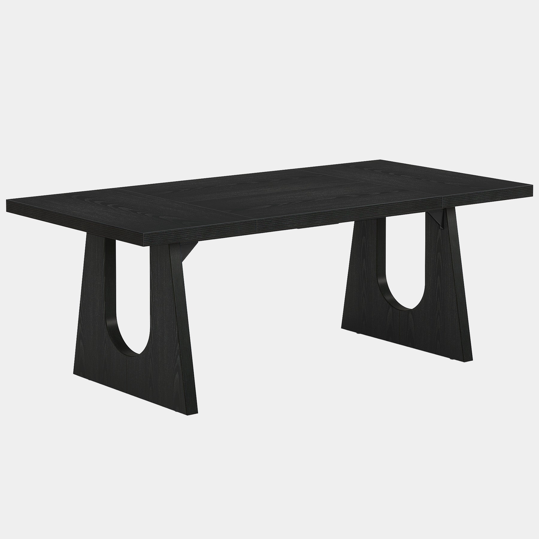 Solid Wood Dining Table 70 Inch Rectangular Kitchen Table for 6-8 People - Perfect for Family Gatherings & Dinner Parties