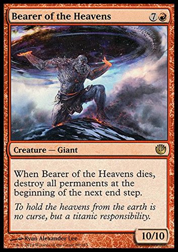 MTG Magic: The Gathering - Bearer of The Heavens (89) Journey into Nyx JOU Red Card - Rare Collectible Trading Card Game for Deck Building & Strategy Battles