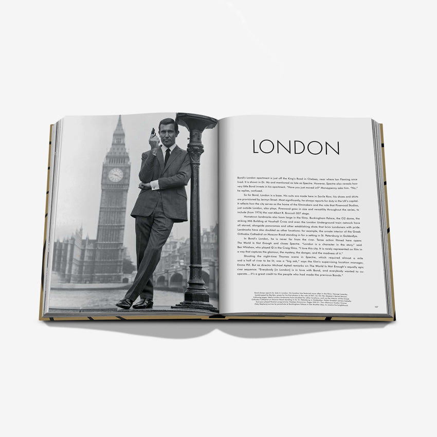 Assouline James Bond Destinations Book - Luxury Travel Guide & Photography Collection | Perfect for Bond Fans, Travel Enthusiasts & Coffee Table Decor