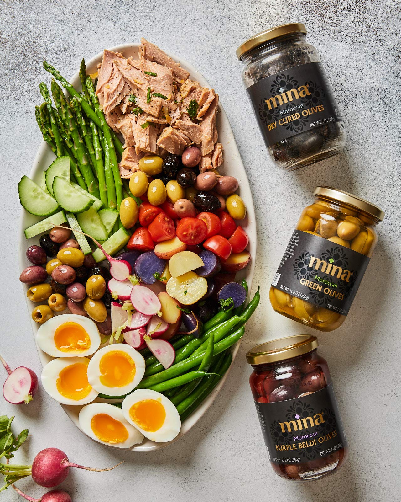 Premium Moroccan Dry Cured Black Olives - 7 oz (Pack of 6) | Handpicked, Naturally Cured, Non-GMO, Gluten-Free, Low Carb, Vegan | Perfect for Paleo & Keto Diets, Charcuterie Boards, Salads & Mediterranean Cooking