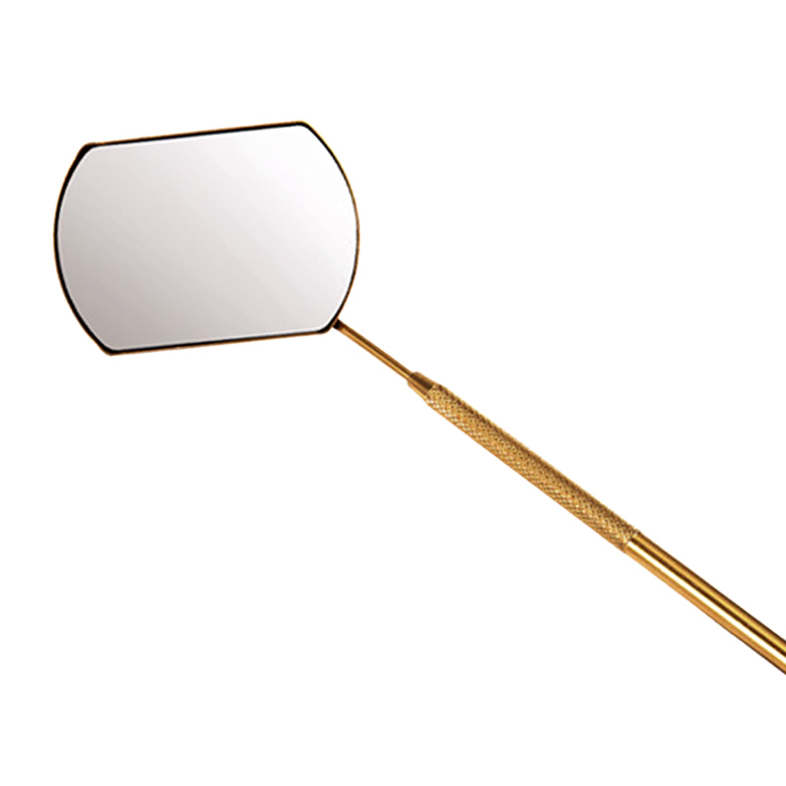 Professional Stainless Steel Mirror for Eyelash Extension Application - Golden Finish | Perfect for Lash Artists, Beauty Salons & Home Use