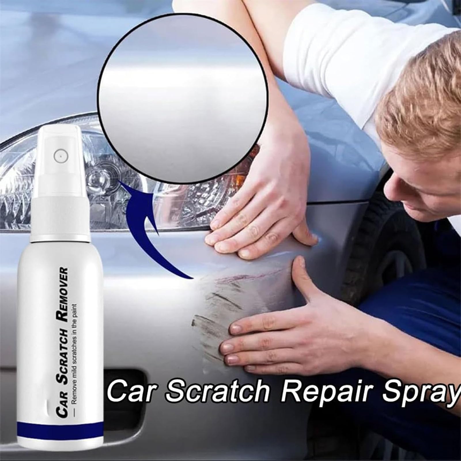 Car Paint Scratch Repair Spray - Quick & Easy Scratch Remover for Vehicles | Fix Scratches on Cars, Trucks & SUVs | Perfect for DIY Auto Body Repair & Touch-Ups