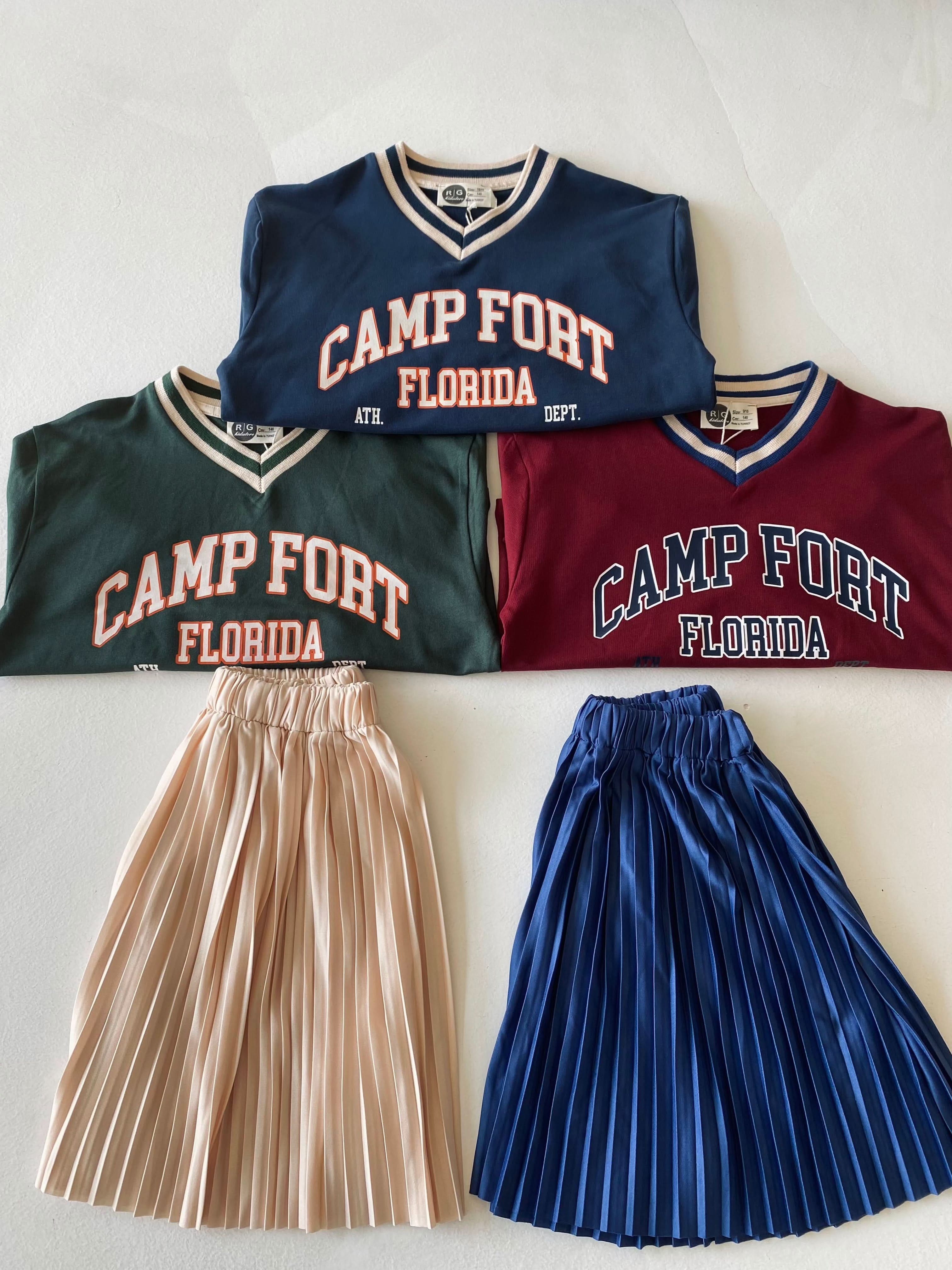 Printed Pleated Mini Skirt Set - 2 Pack | Trendy & Stylish for Women | Perfect for Casual Outings, Parties & Summer Fashion