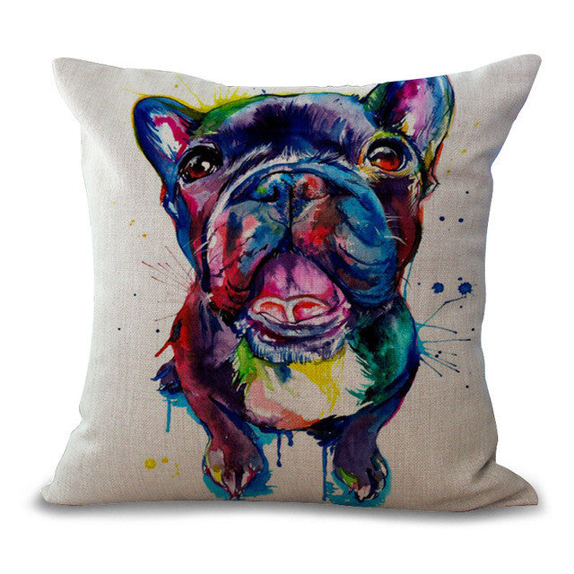 Bullfight Dog Pillow Cases - Soft & Durable Dog Pattern Pillow Covers for Home Decor, Bedroom, Living Room, and Gifts