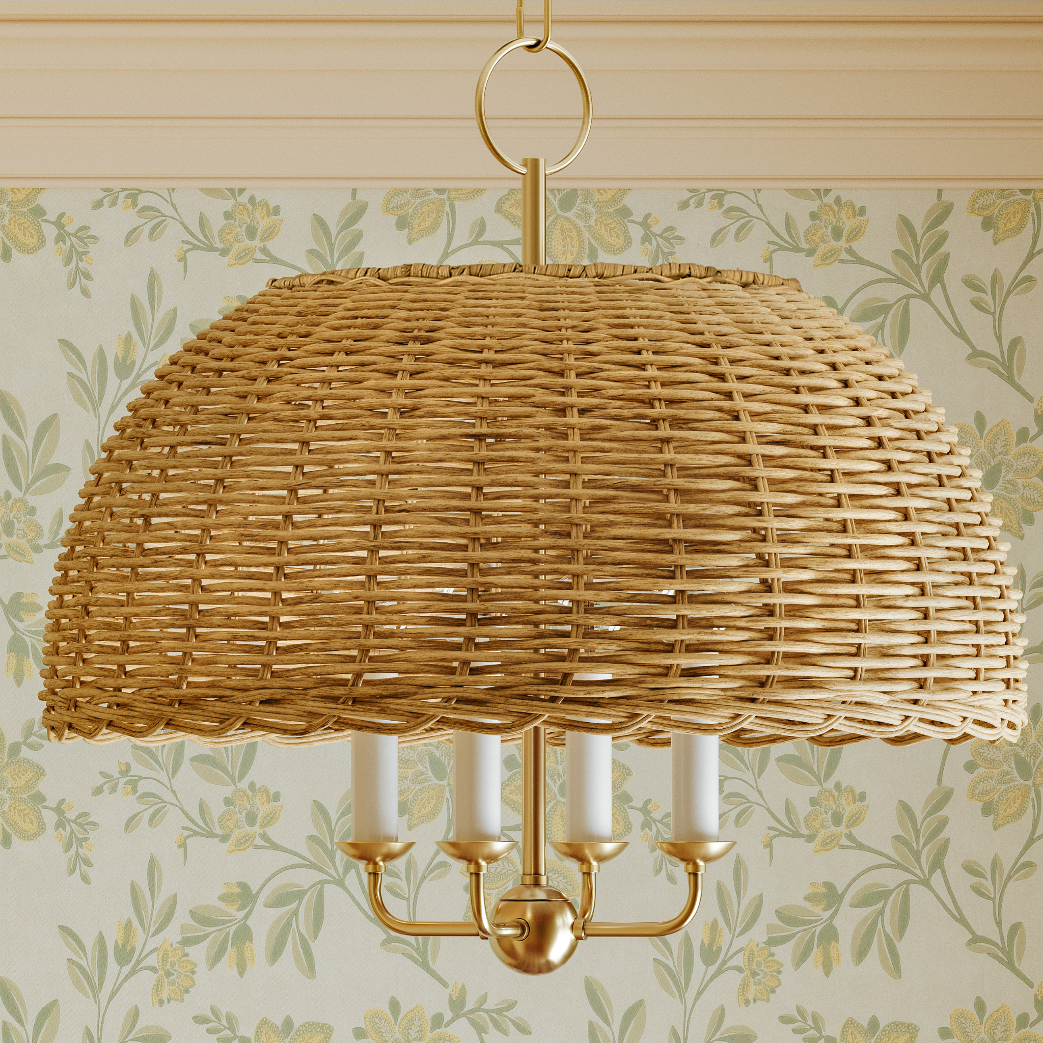 Vintage Arwen Chandelier in Aged Brass - Elegant Antique Brass Ceiling Light Fixture for Dining Room, Living Room, or Bedroom Lighting