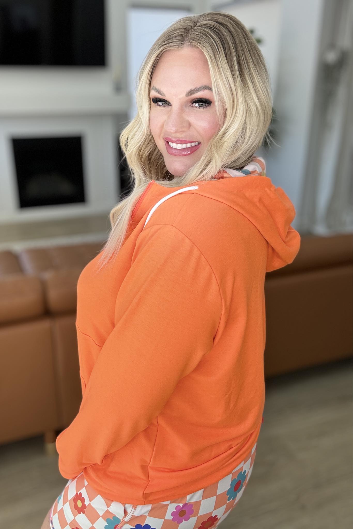 PREORDER: Audre Half Zip Hoodie - 3 Stylish Prints for Women | Cozy & Trendy Pullover for Casual Wear, Gym, and Outdoor Activities