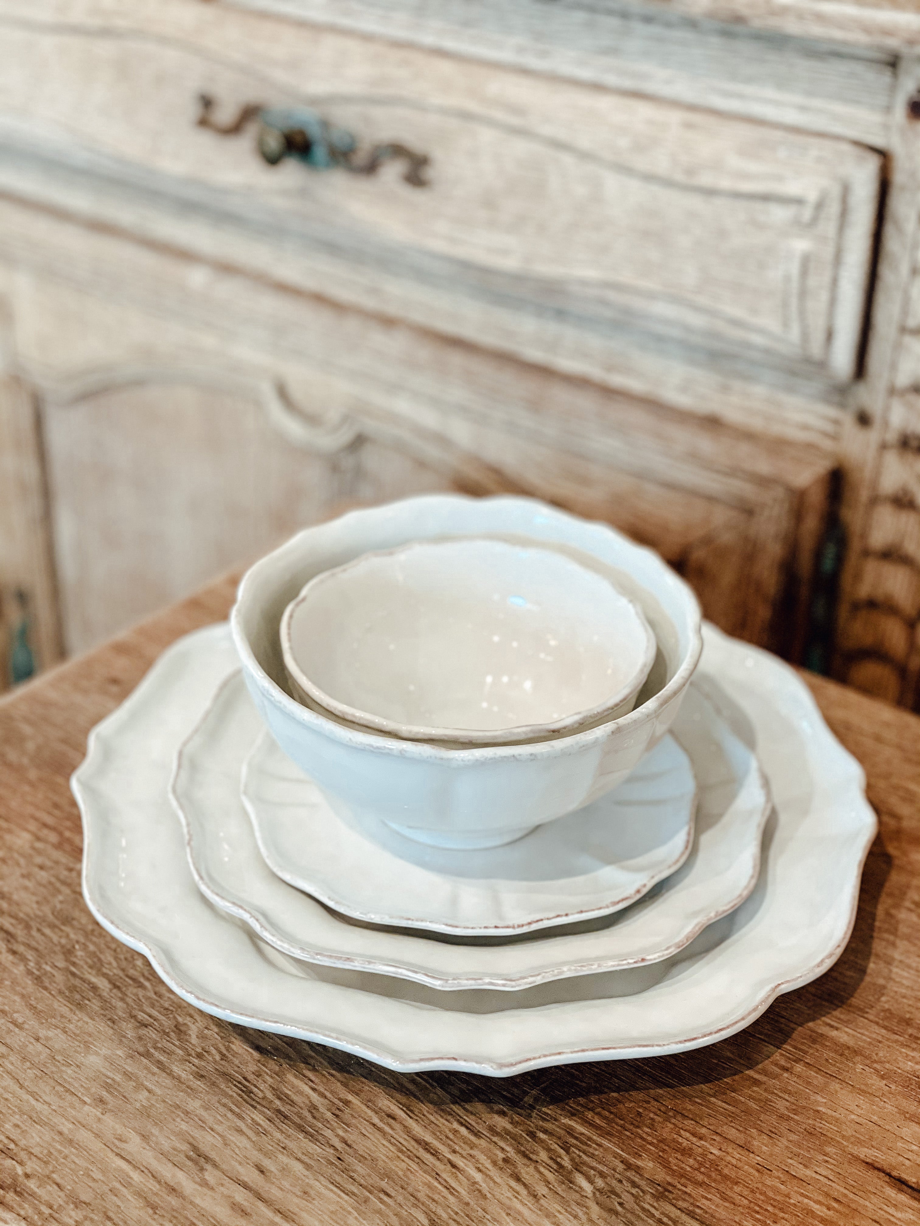 Premium Impressions Tableware Set - Elegant Dinner Plates, Bowls & Cups for Fine Dining - Perfect for Weddings, Parties & Home Entertaining