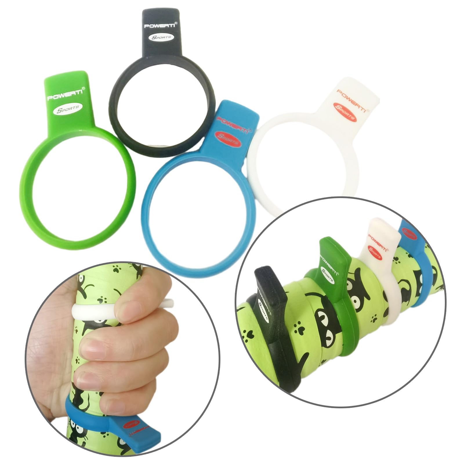 Tennis Racket Handle Isolator - Grip Correction Trainer Tool for Improved Tennis Skills - Perfect for Practice & Match Play