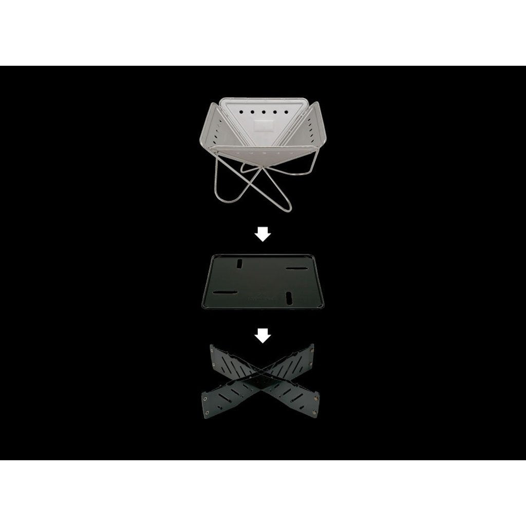 Fireplace Base Plate Stand - Heavy Duty Metal Support for Fire Pits & Outdoor Fireplaces - Perfect for Patio, Backyard & Camping Use