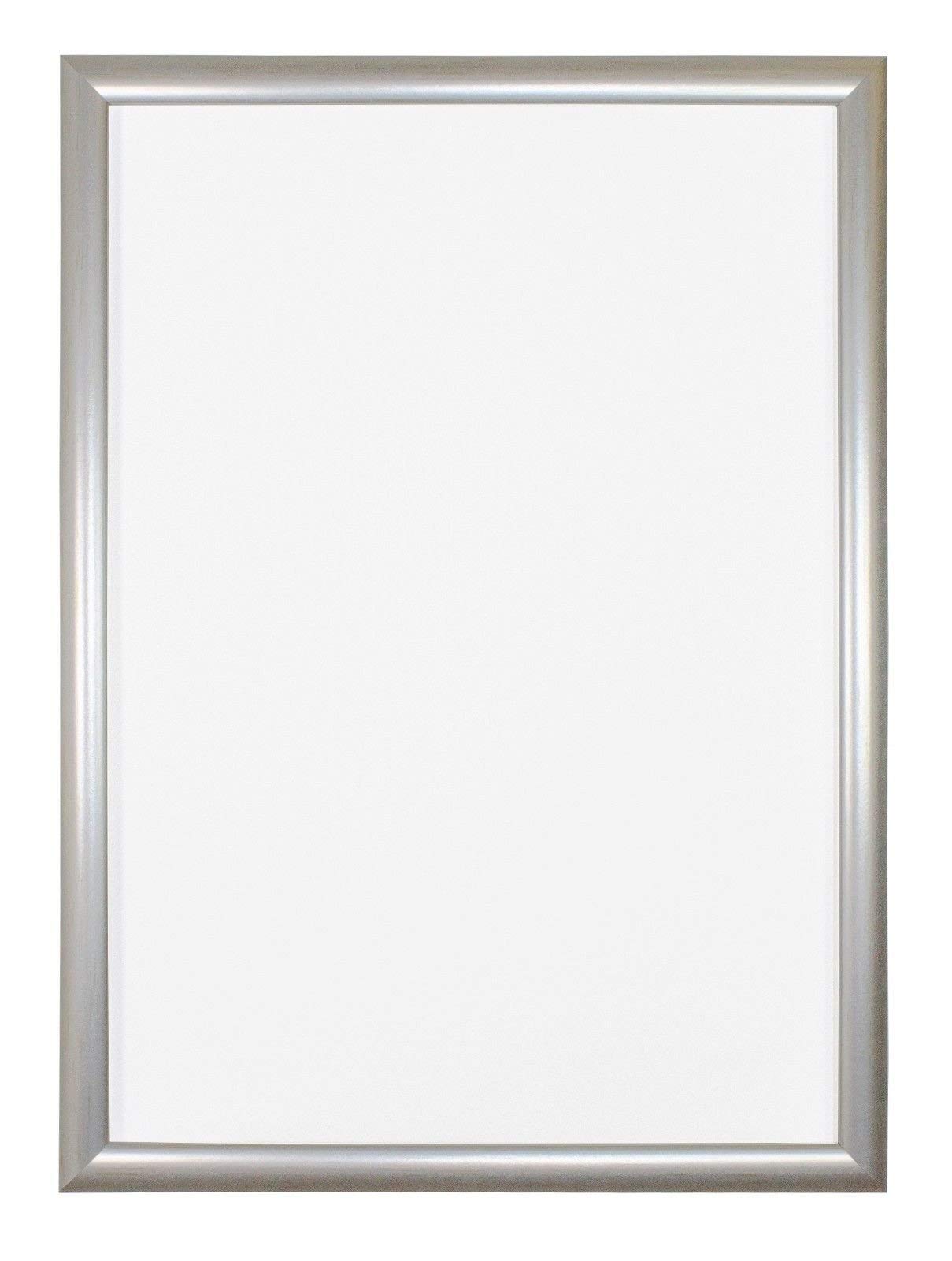 5x5 Inch Silver Picture Frame - MDF Backing Board for Paintings, Photos & Posters | Wall Mount or Tabletop Display | Perfect for Home Decor, Office & Gifts
