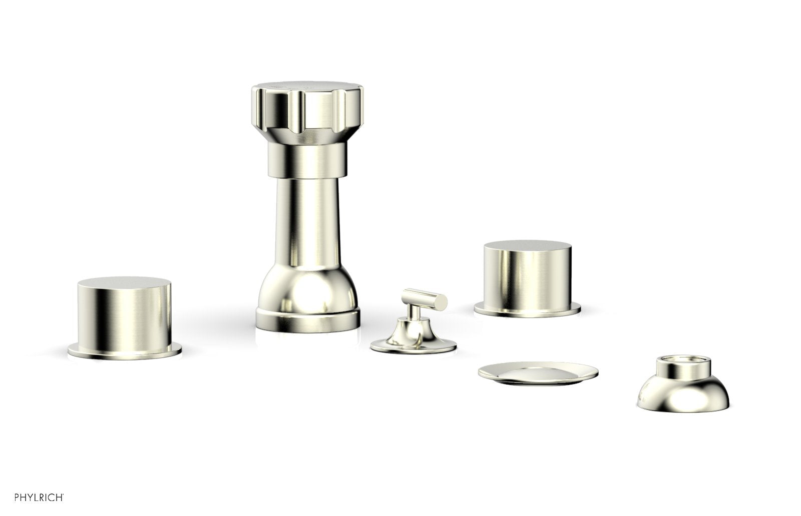 Premium BASIC II 4-Hole Bidet Faucet Set with Smooth Handles - 230 61 Series - Perfect for Modern Bathroom Upgrades & Hygienic Toilet Installations
