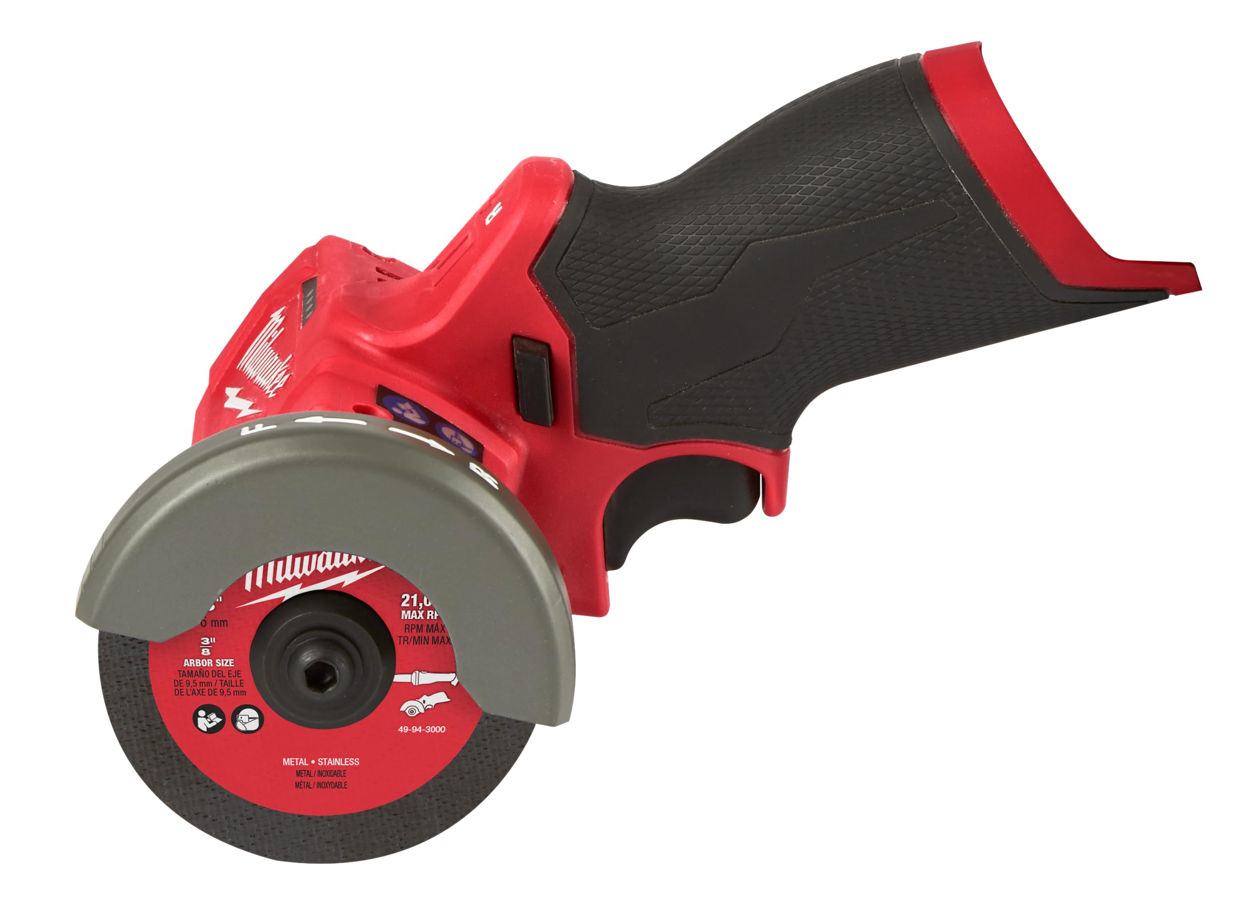 Milwaukee 2522-20 12V Cordless Cut-Off Tool - Compact & Powerful for Metal Cutting, Grinding, and DIY Projects - Perfect for Construction, Metalworking, and Home Improvement