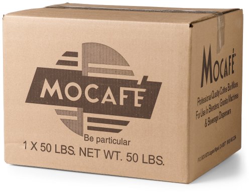 MOCAFE Frappe Original Instant Coffee Mix - 50 lb Bulk Box for Coffee Shops & Cafes | Barista-Grade Blended Drink Powder for Smoothies, Iced Coffee & Frozen Beverages | Perfect for Commercial Use & Home Brewing