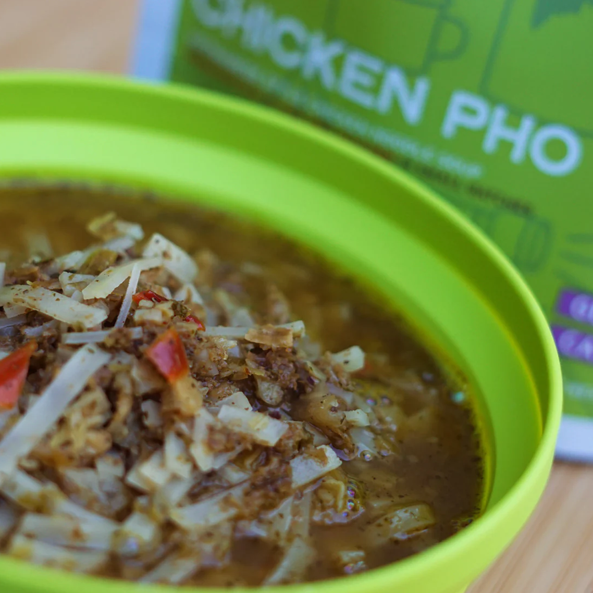 Authentic Vietnamese Chicken Pho Noodle Soup (1 Serving) - Quick & Easy Meal for Lunch, Dinner or Comfort Food at Home