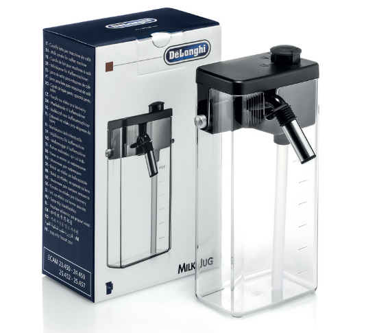 De'Longhi Stainless Steel Milk Frother Jug - Perfect for Lattes, Cappuccinos & Hot Chocolate | Compatible with Espresso Machines | Durable & Easy to Clean