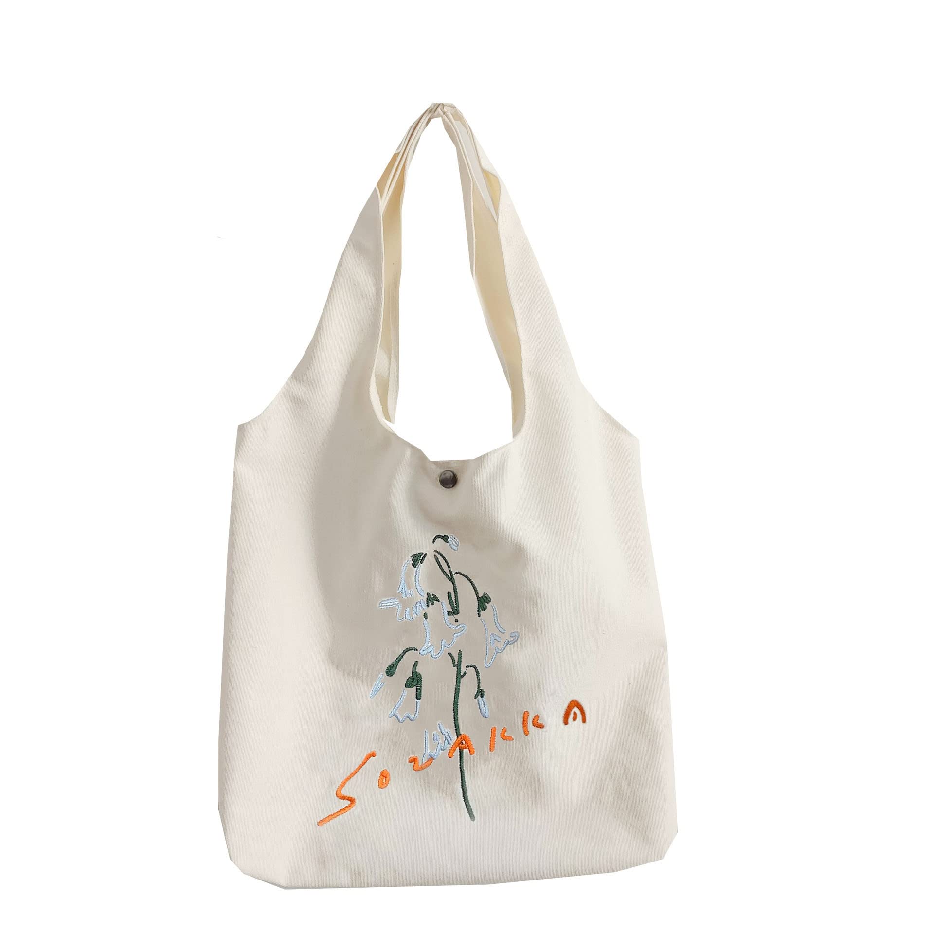 Stylish Women's Canvas Tote Bag with Zipper - Durable Shoulder Bag for Work, Beach, Travel, Shopping & Groceries | Perfect for Commuting, Weekend Getaways & Daily Errands