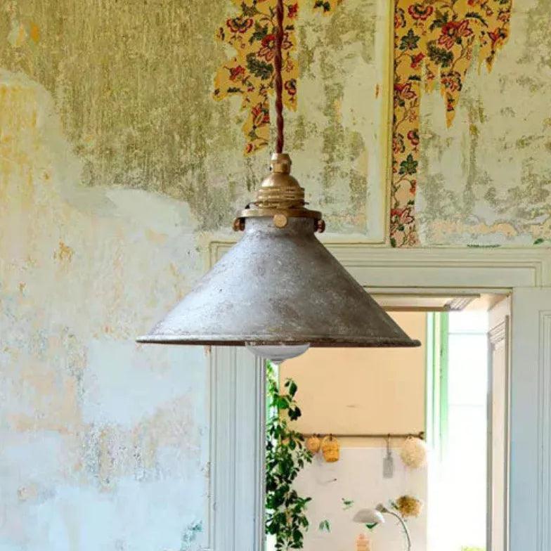 Vintage Textured Glass Pendant Light - Elegant Lampshade for Dining Room, Bedroom, or Living Room Decor