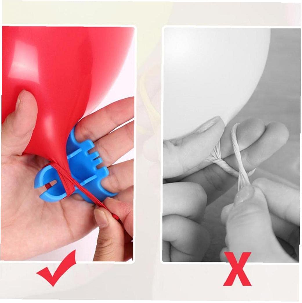 5-Pack Reusable Balloon Tying Tool - Quick & Easy Balloon Knotter for Birthday Parties, Weddings, Baby Showers & Events - Durable Balloon Accessories for Fast Decorating