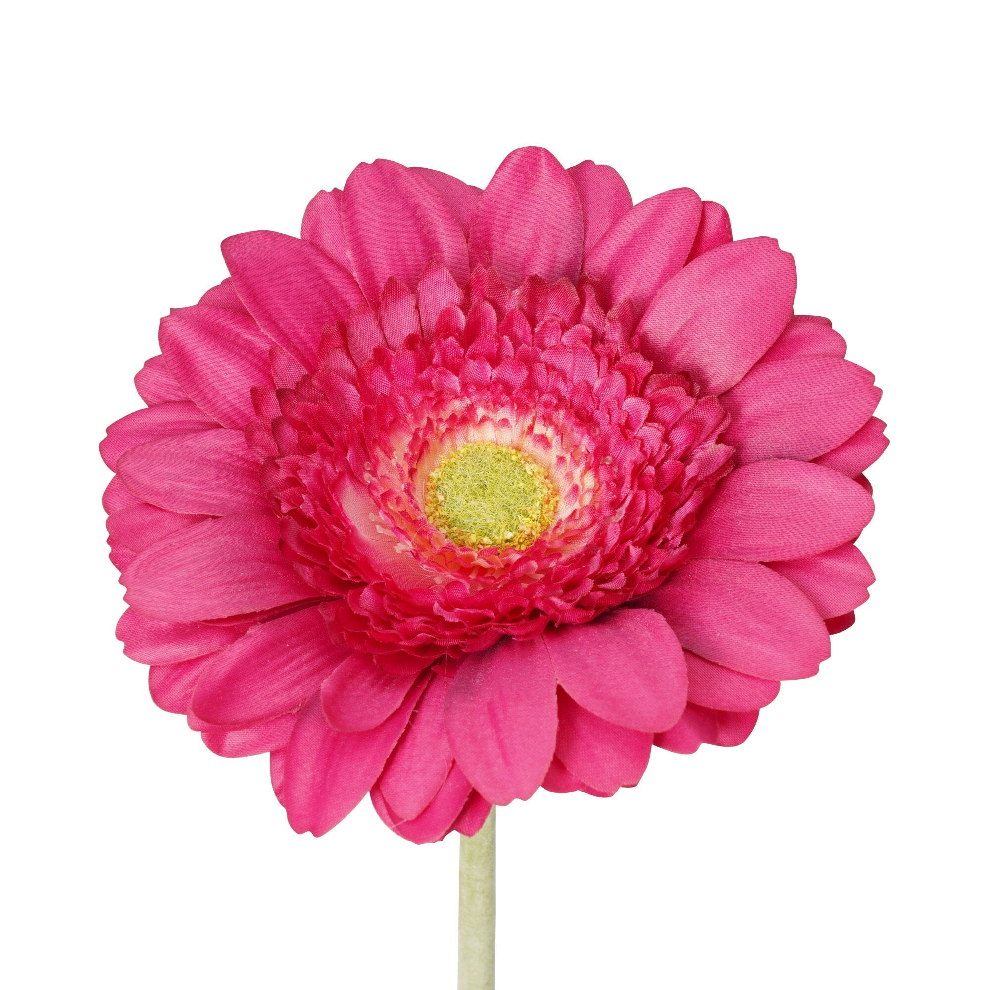 Premium Artificial Gerbera Flower Bouquet - Large Dark Pink Silk Fake Flowers for Home Decor, Wedding Centerpieces, and Party Arrangements