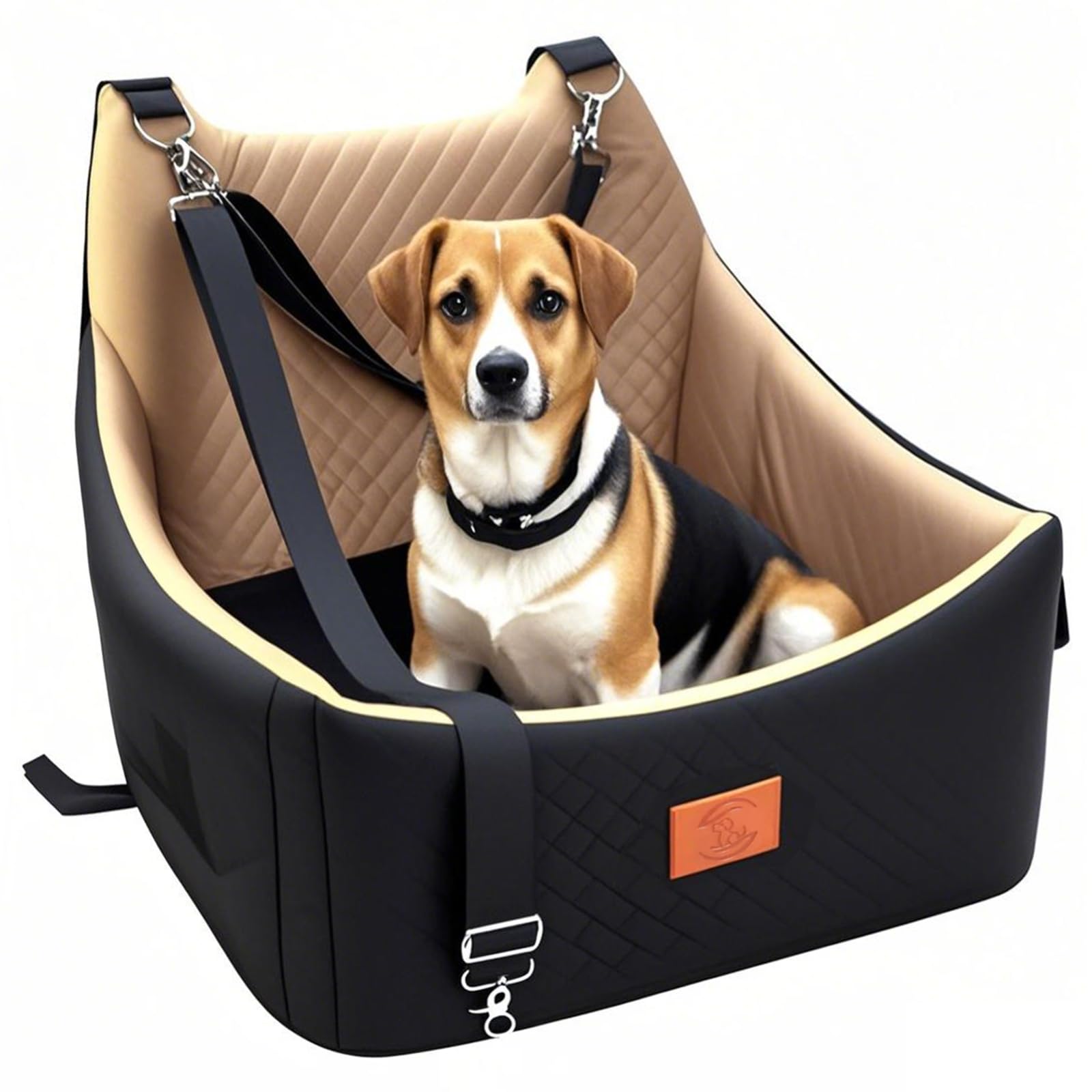 **Premium Dog Booster Car Seat for Small & Medium Dogs - Washable Pet Car Bed with Thickened Cushion - Fits Cars, Trucks & SUVs - Perfect for Road Trips & Daily Commutes**