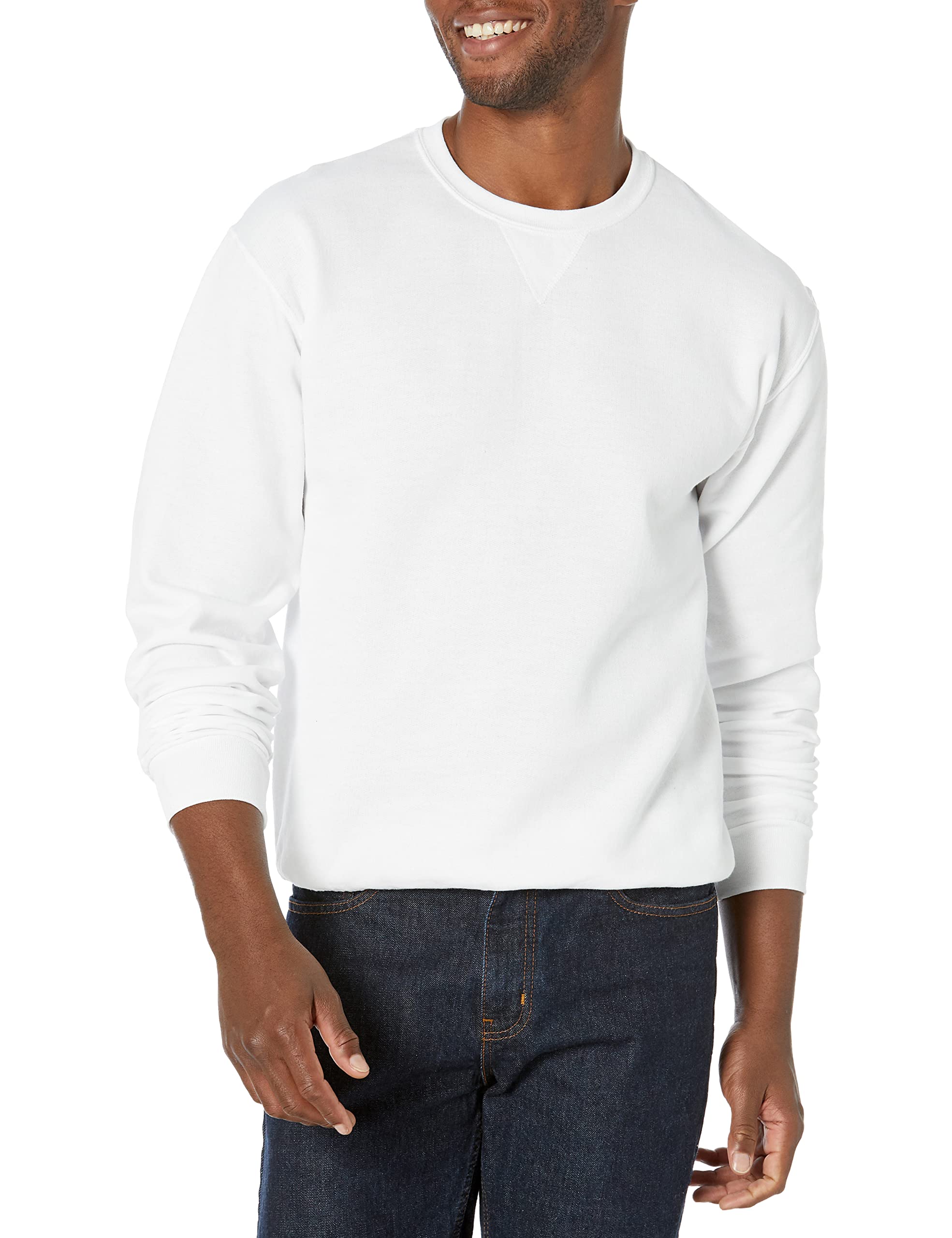 Fruit of the Loom Men's Soft Fleece Sweatshirt | Comfortable Pullover Hoodie for Casual Wear | Perfect for Lounging, Workouts & Outdoor Activities