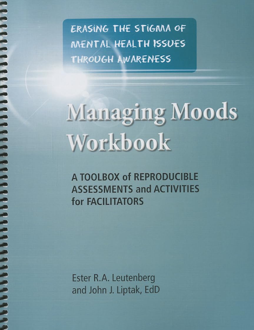 Managing Moods Workbook - Printable Assessments & Activities for Emotional Regulation | Therapy Tools for Anxiety, Depression & Stress Relief
