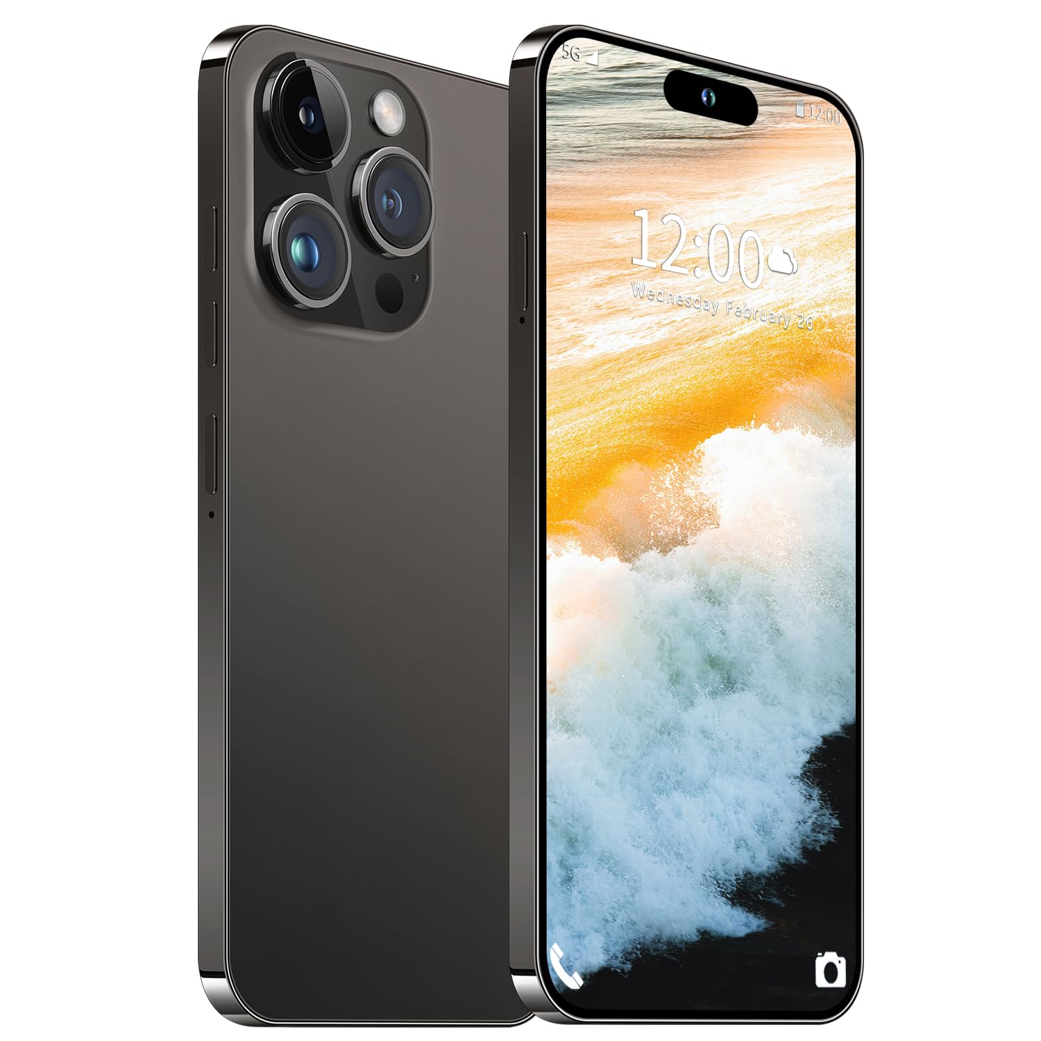Huness I15 Pro MAX Unlocked Smartphone - 6.8