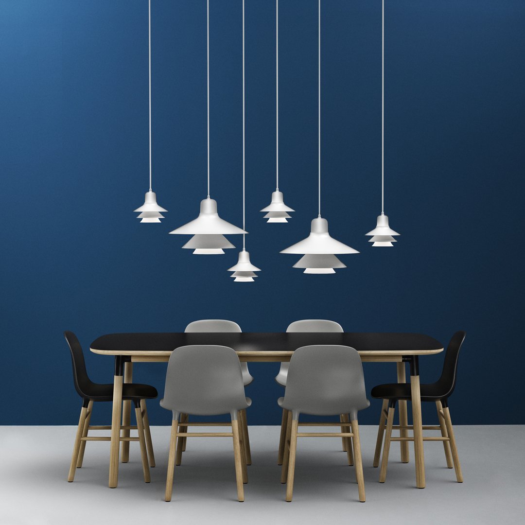 Modern Form Chair with Sturdy Wooden Legs - Perfect for Dining Room, Office, or Living Room Decor