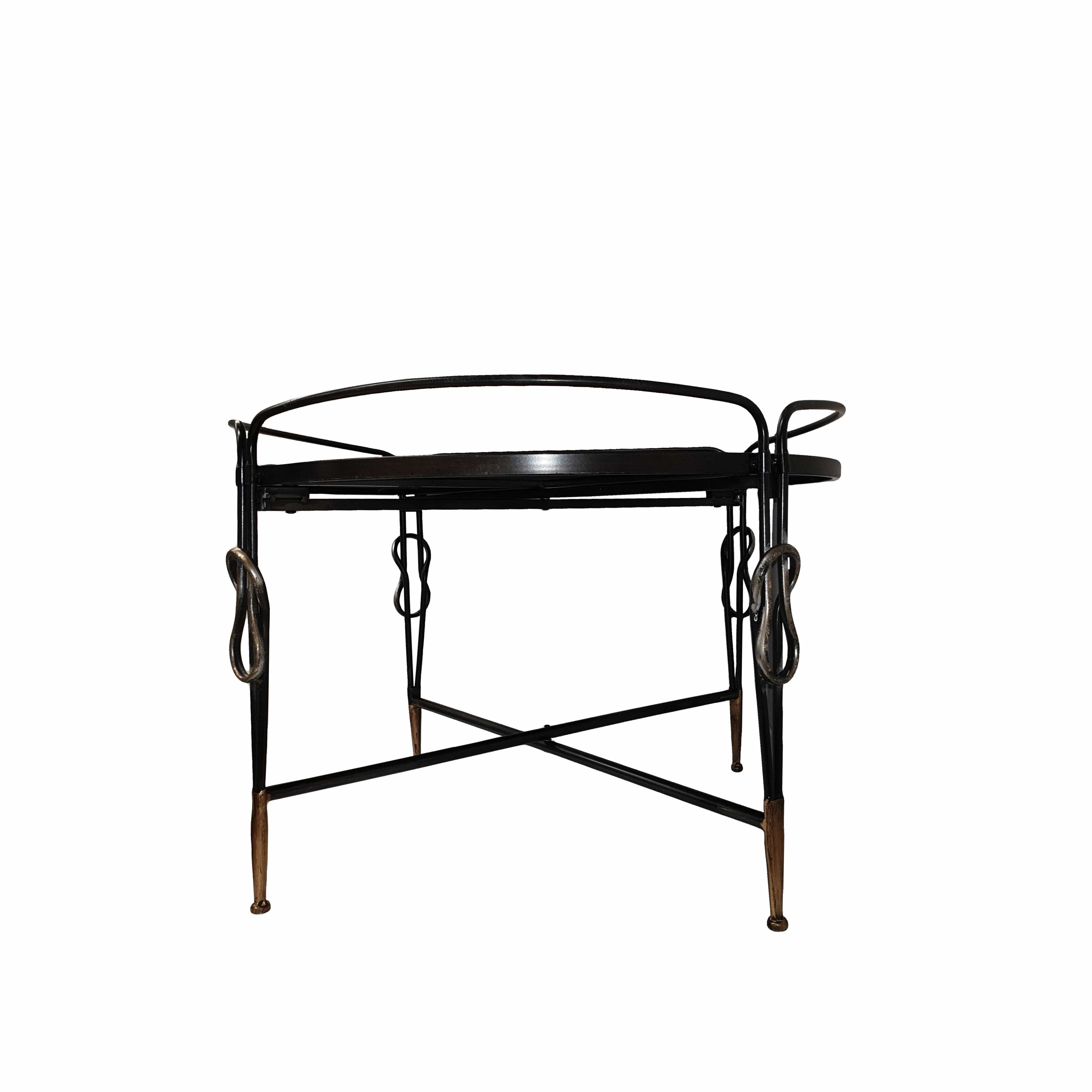 Urban Style Modern Coffee Table with Wood Top & Sturdy Metal Frame - Perfect for Living Room, Lounge, and Office Decor
