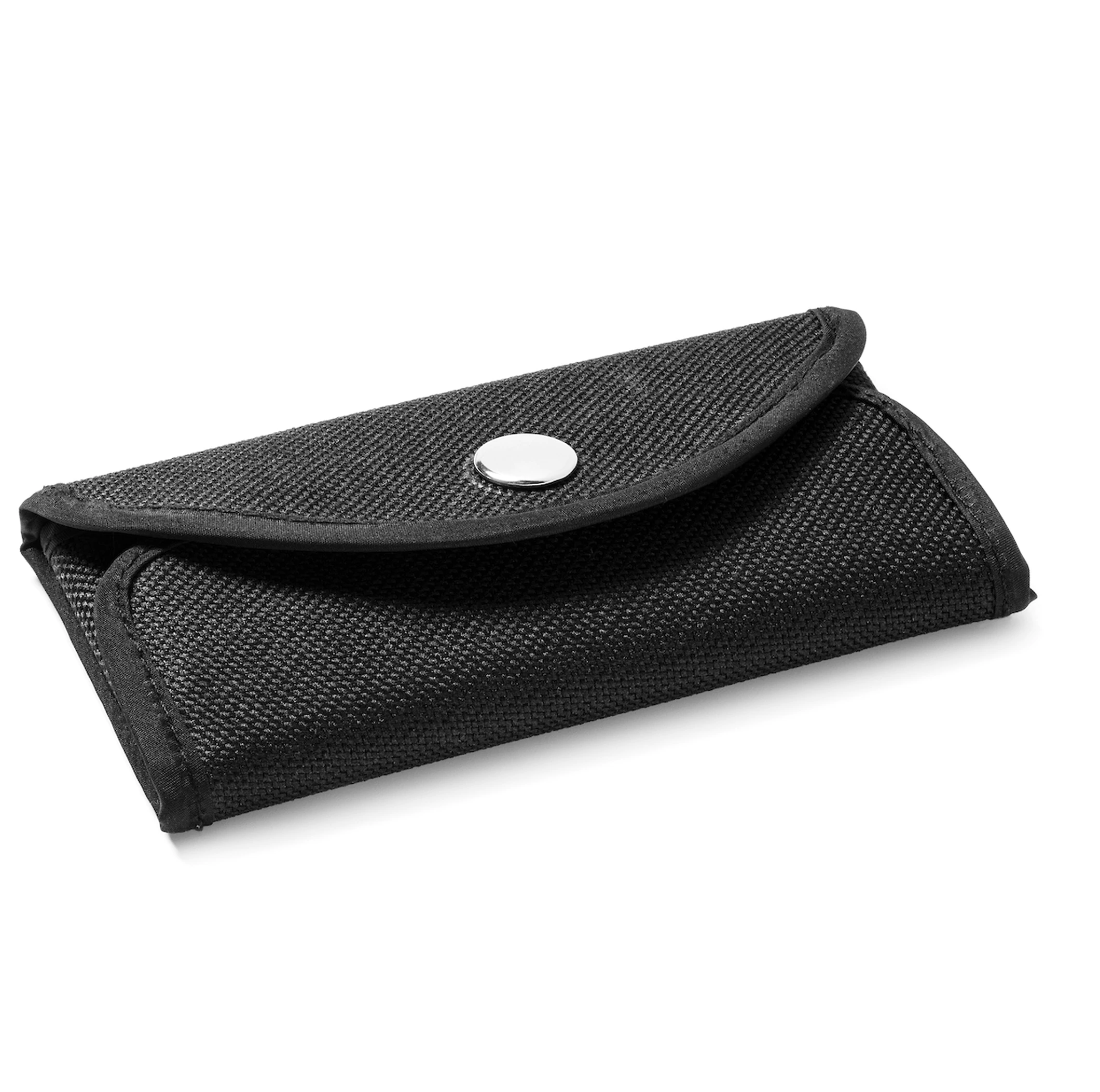 Fine Accoutrements Premium Leather Razor Travel Case - Compact & Durable Shaving Kit Organizer for Men - Perfect for Business Trips, Gym Bags & Home Storage