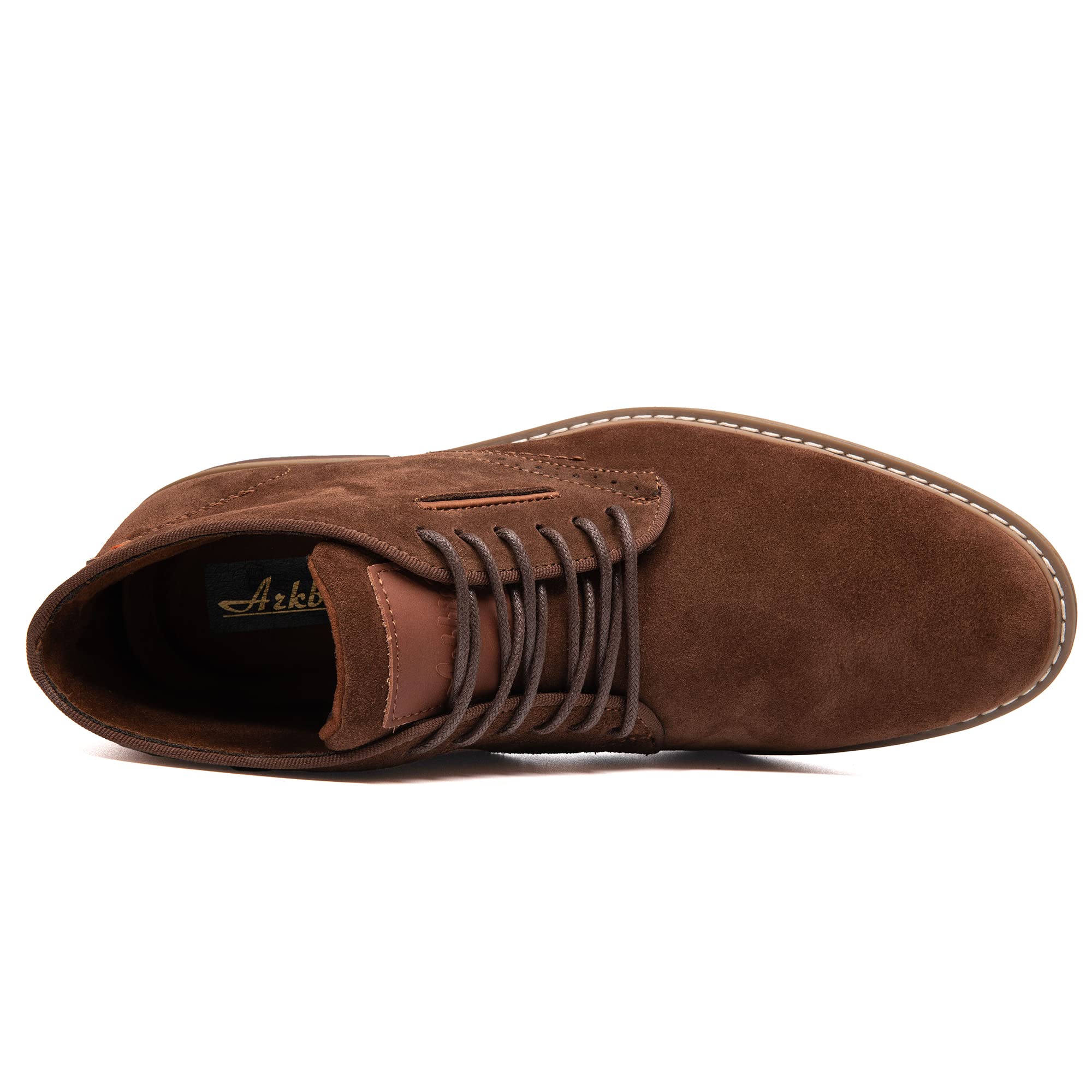 Arkbird Men's Leather Oxford Dress Boots - Stylish & Comfortable Formal Boots for Business, Office & Special Occasions