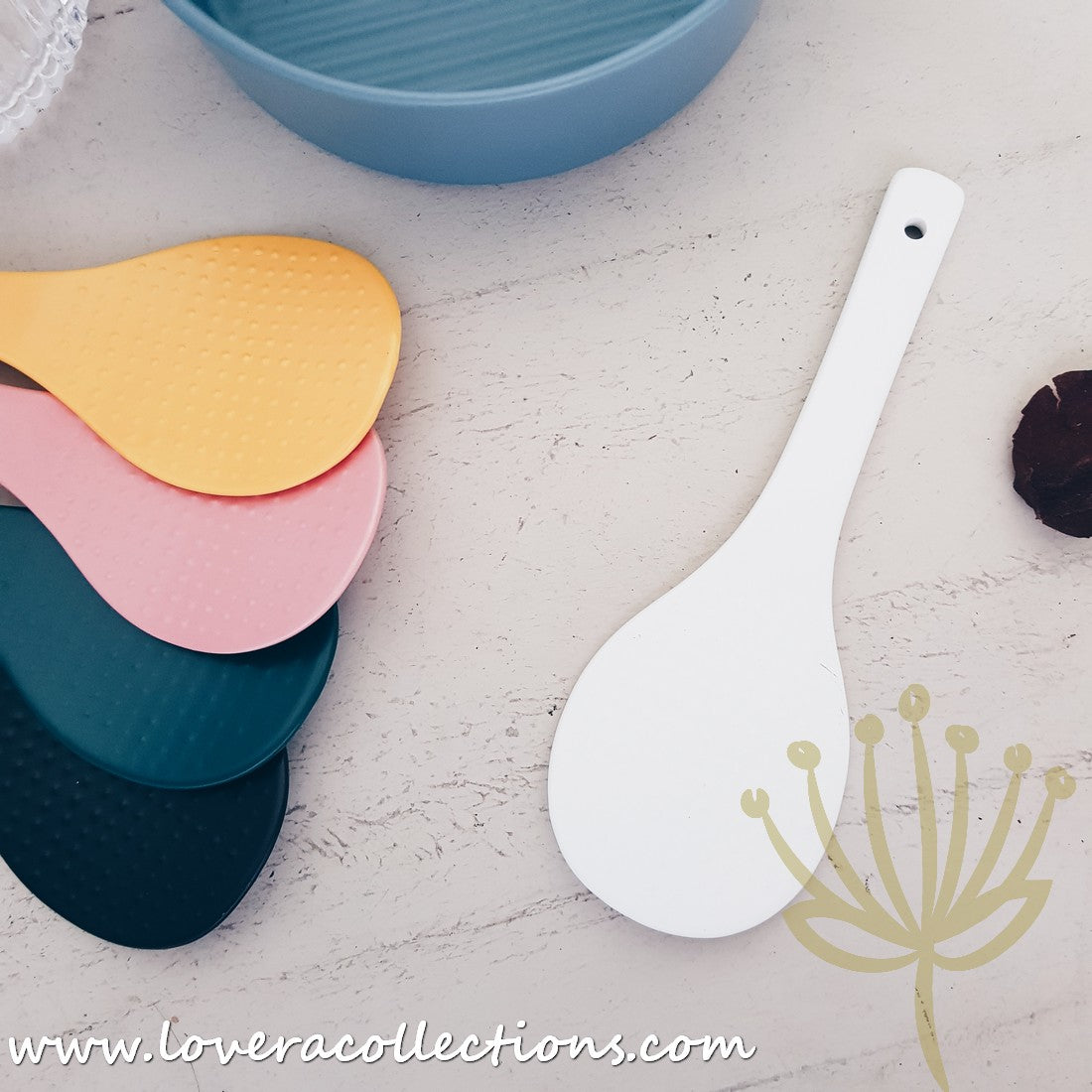 Premium Kalours Rice Scoops, Soup Spoons & Soup Ladles Set - 3-Piece Stainless Steel Kitchen Utensils for Serving, Cooking & Meal Prep - Perfect for Restaurants, Catering & Home Dining