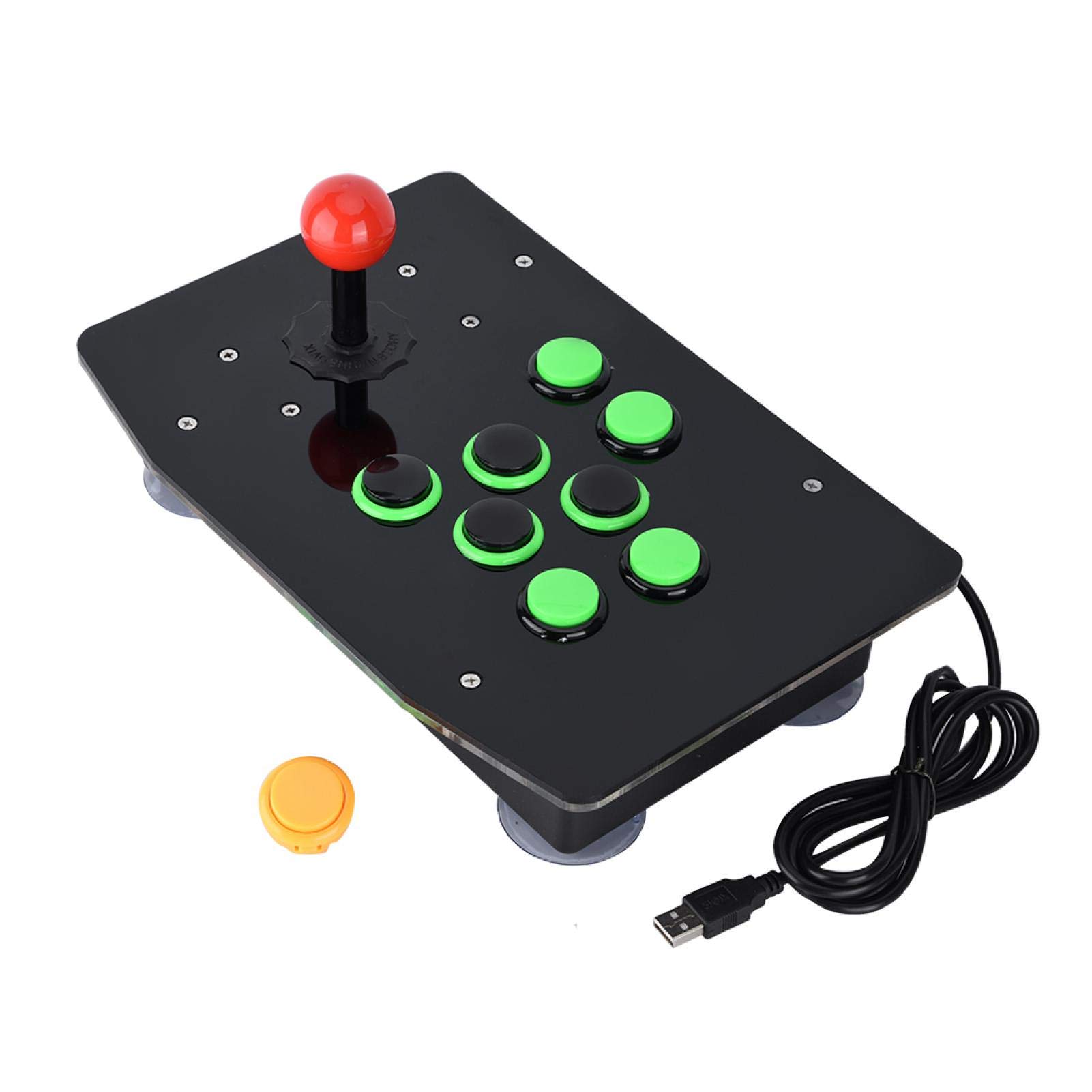 Shanrya 2 Player USB Game Controller for PC - 8 Button Gaming Console with Dual Joysticks for Enhanced Gameplay | Perfect for Fighting, Racing & Retro Games on Windows Computer