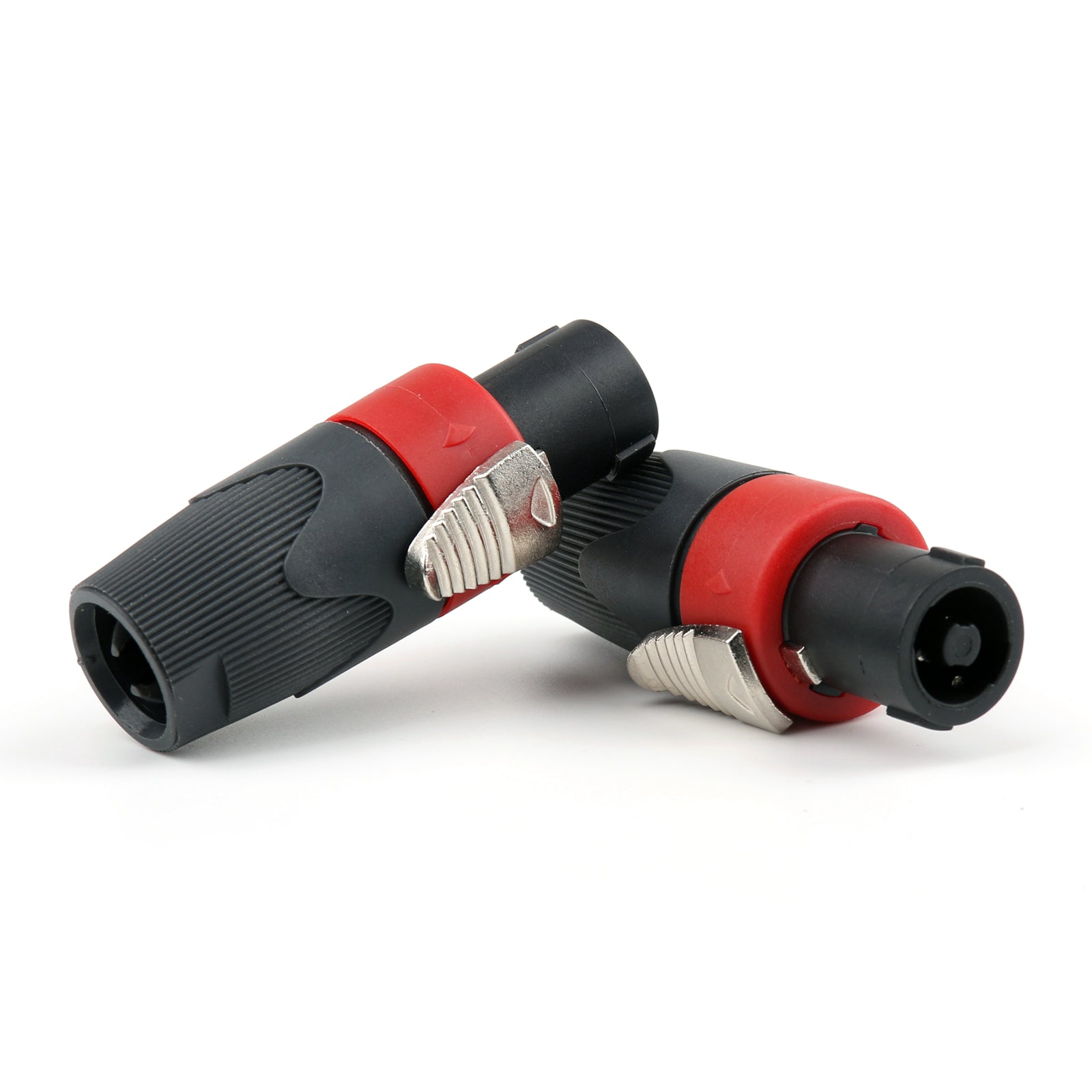 10 Pcs Red Speakon 4 Pin Male Plug Connector for Professional Audio Cables - DJ Equipment, PA Systems & Live Sound Setups