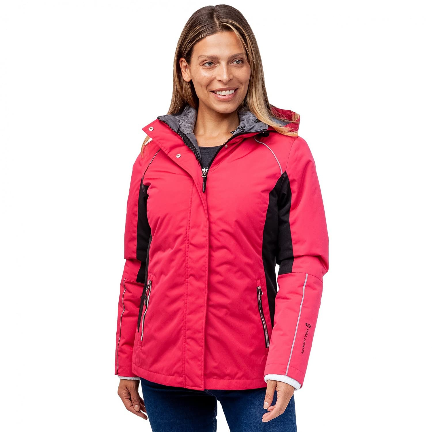 Women's Free Country Summit II Systems Jacket – Waterproof Windproof Hiking Jacket for Outdoor Adventures & Travel