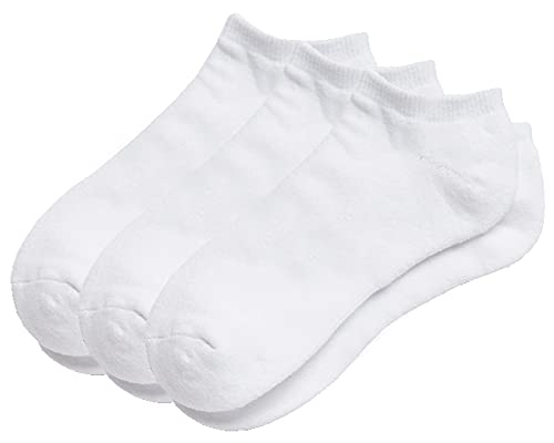 100 Pack Men's Ankle Socks - Size 10-13 Cotton Crew Socks (White & Black) - Bulk Pack for Daily Wear, Sports & Work - Breathable Comfort Socks for Hiking, Running & Casual Outfits