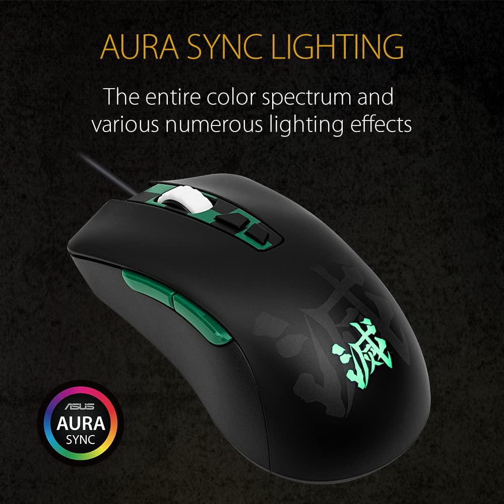 ASUS TUF Gaming M3 Wired Gaming Mouse - High Precision 7200 DPI, Ergonomic Design for PC Gamers - Perfect for FPS, MOBA, and Esports Gaming