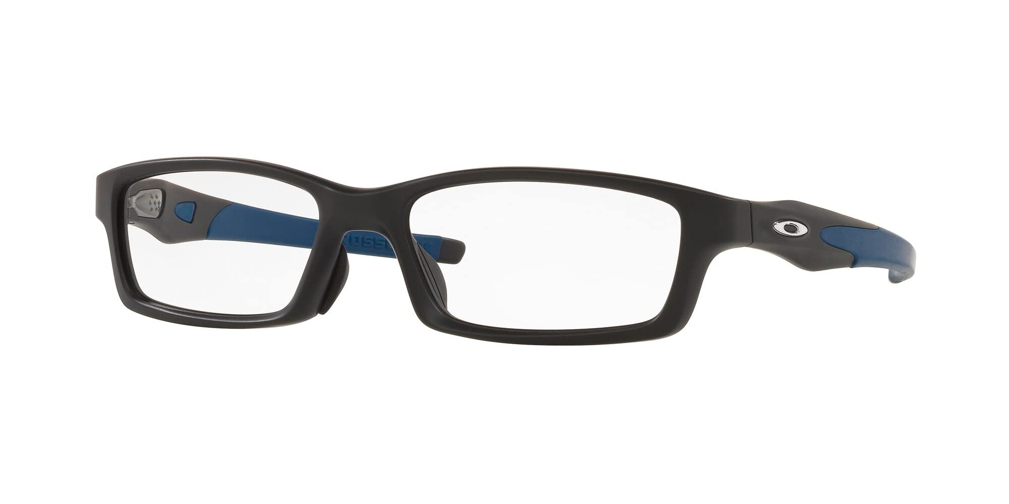 Oakley Men's Ox8118 Crosslink Asian Fit Rectangular Prescription Eyeglass Frames - Lightweight Durable Glasses for Work, Driving & Outdoor Activities