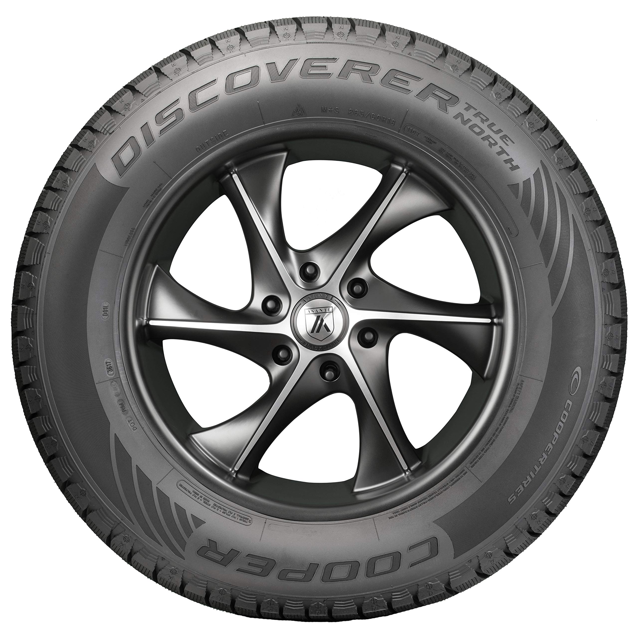 Cooper Discoverer True North Winter 225/45R17XL 94H Tire - Premium Snow & Ice Traction for Cars, SUVs & Trucks - Ideal for Harsh Winter Driving Conditions & Mountain Roads