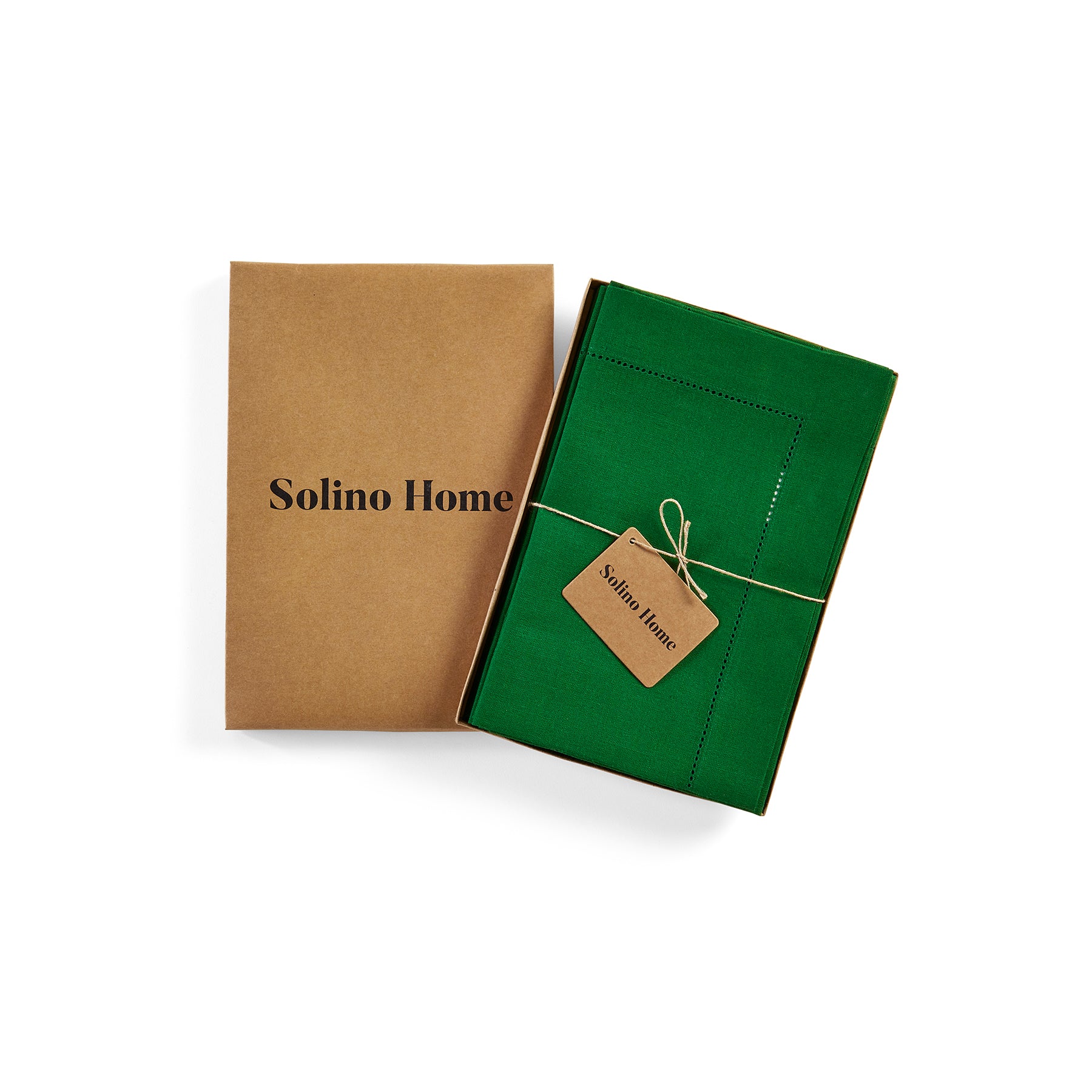 Premium Classic Hemstitch Napkins - 100% Cotton Linen Dinner Napkins for Formal Dining, Weddings & Special Occasions
