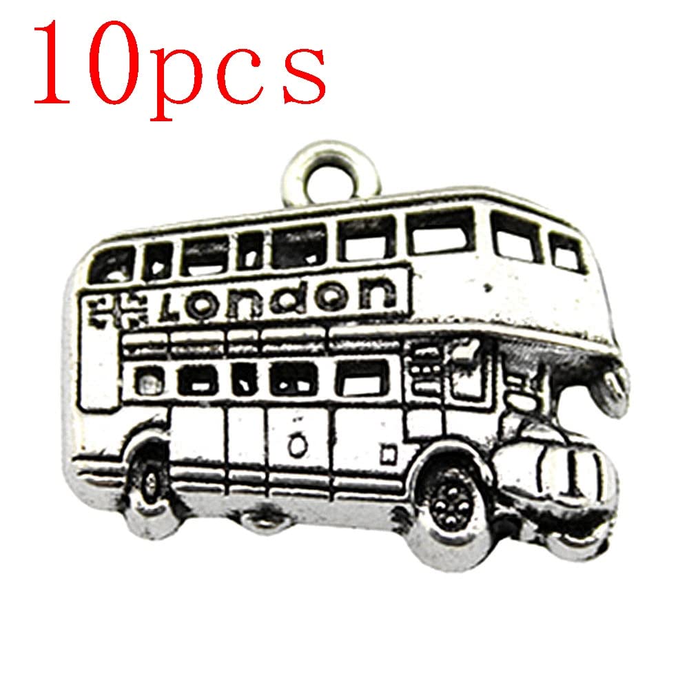 DIY Handmade Car & Bike Charms for Jewelry Making Supplies - Perfect for Keychains, Bracelets, and Craft Projects (WYSIWYG)