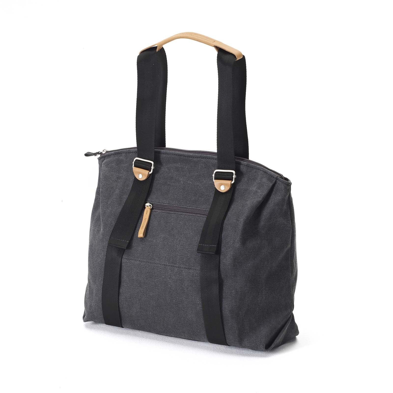 Qwstion Simple Ziptote - Eco-Friendly Canvas Tote Bag with Zipper Closure for Women & Men | Perfect for Grocery Shopping, Work Commute & Travel Accessories