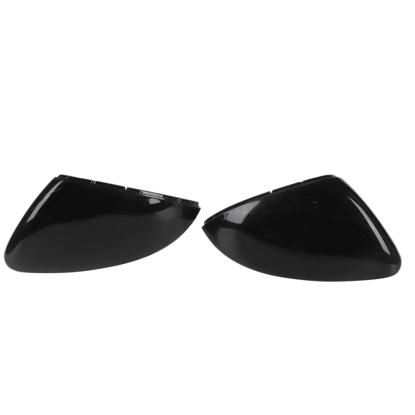 VW GTI Mirror Covers MK7 - Pair of Bright Black Side Rear View Mirror Caps for 2013+ Models | Durable & Stylish Upgrade for Enhanced Visibility & Protection