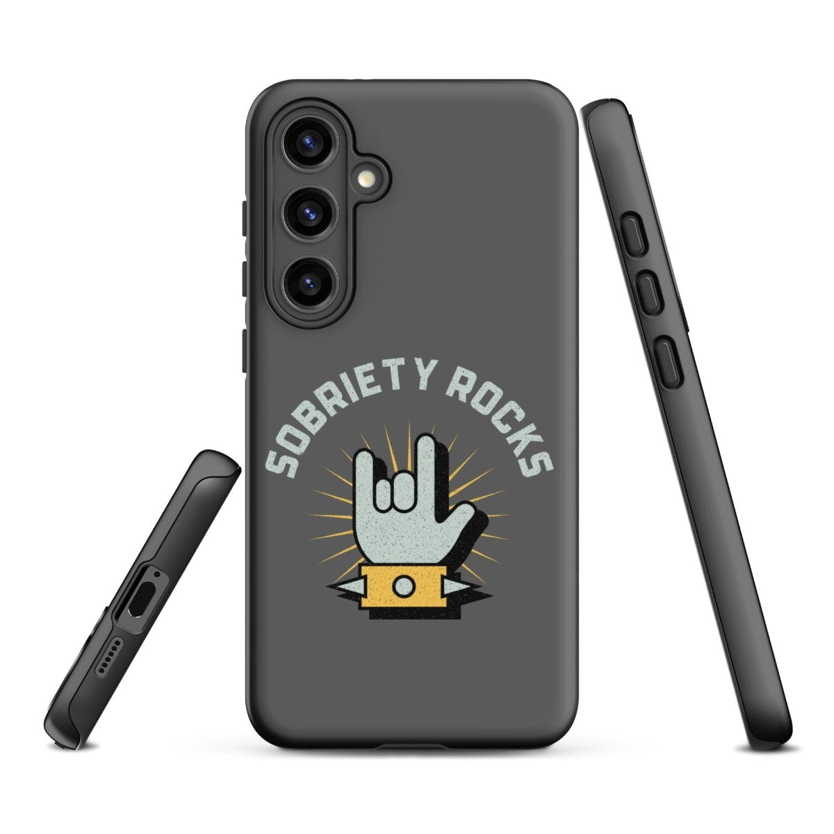 Durable Sobriety Rocks Tough Case for Samsung Galaxy - Perfect for Outdoor Adventures & Daily Protection