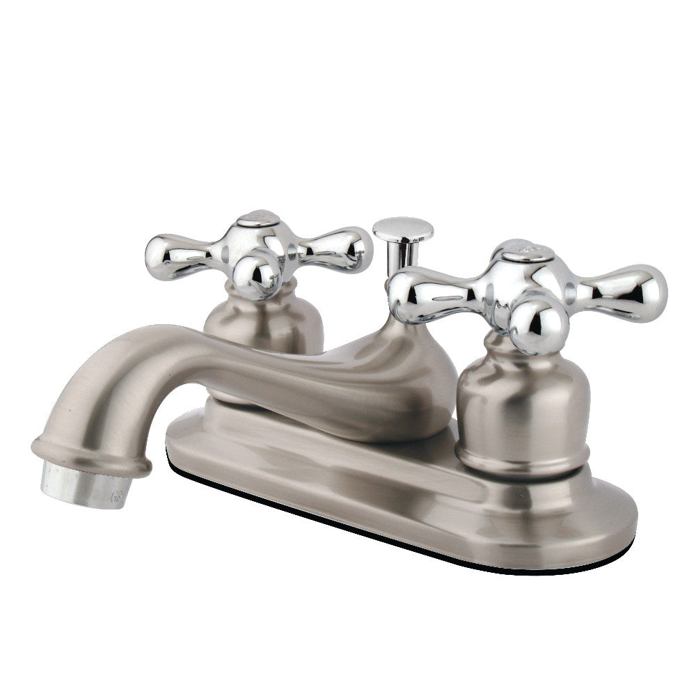 Kingston Brass KB608AX Restoration 4-Inch Centerset Bathroom Faucet - Chrome Finish for Vanity Sinks - Perfect for Bathroom Remodeling and Home Upgrades